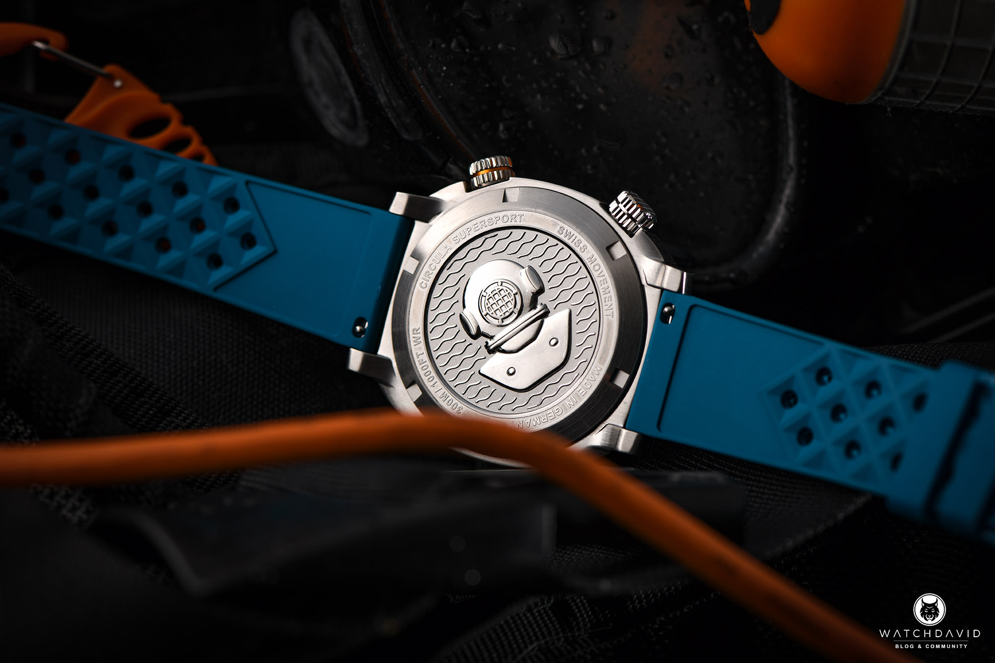 Circula SuperSport Super Compressât Taucheruhr Blau